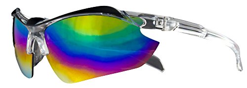 Oramics® Schwarze Retro Wayfarer Sonnenbrille Nerd Brille klar & schwarz - 2