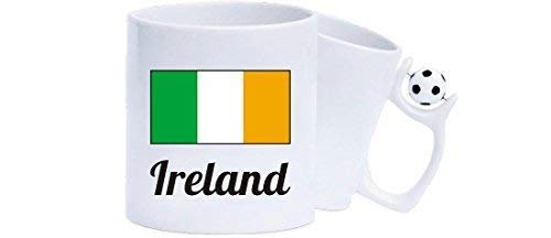 Shirtinstyle Kaffeepott Kaffeetasse, Land, Länder, Ireland, Irland, weiß