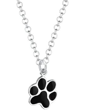 Elli Damen-Kette mit Anhänger Pfote 925