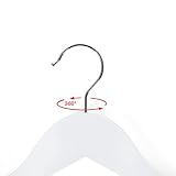 Songmics 20 Stück Holz Kinder-Kleiderbügel Weiß, 35 cm CRW06W-20 - 5
