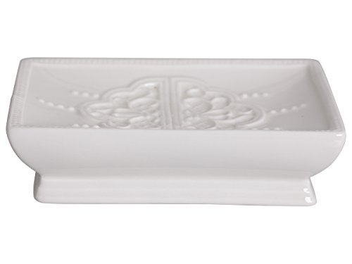 Chic Antique Seifenschale PEARL nostalgisch 13,5 x 9 cm weiß - 2