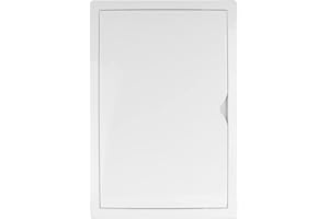 VONLIS Sportello di ispezione, 300 x 400 mm, in plastica, per cartongesso, per la manutenzione, adatta per ambienti umidi, sportello da incasso