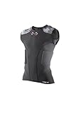  McDavid 7932 Youth Hex 5-Pad Sleeveless Shirt, Charcoal, X-Large
