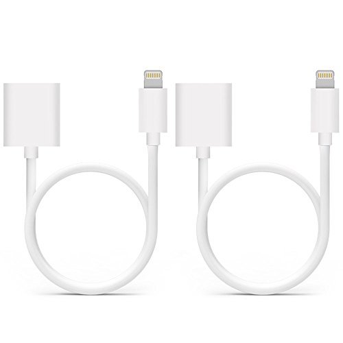 Aceyoon Lightning Extender Cable Adapter Pack 60cm Short Iphone