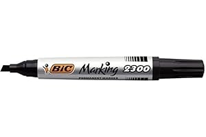 Bic 2300 - Znacznik Nieusuwalny, Kolor Czarny, 1 sztuka