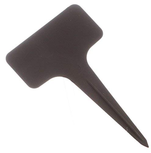 Meta-etiqueta de plástico grueso goliton T-tipo planta etiquetas marcadores guarderia minilabel (6 x10cm) jardín