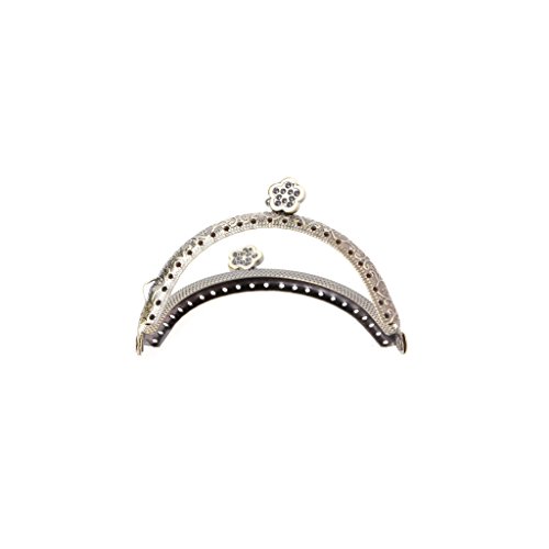 Preisvergleich Produktbild SimpleLife Retro Flower Metallrahmen Kussspange für Griffbeutel Handtasche 8,5 cm