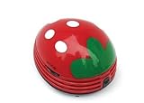  niceeshop(TM) Mini Aspirador de Polvo de Limpiador del Escritorio de Electrónico de Puntos Blancos de Fresa, Rojo