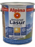 Preisvergleich Produktbild Alpina Universal Holzlasur, Eiche, 4 Liter, außen