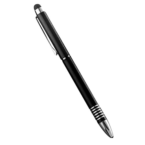 Preisvergleich Produktbild Eingabestift Touchstift Touchscreen Stift Sansee Premium Metall Universal Eingabestifte Stylus Touch Pen für Handy Smartwatch Smarthandy ipad (Schwarz)