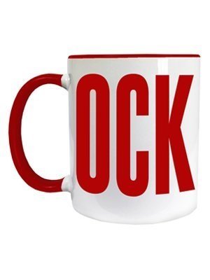 OCK Red and White Mug by The Lazy Cow
