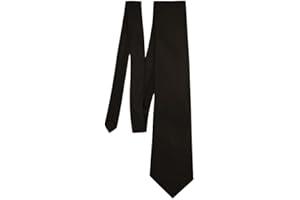 IBEX MART Mens Black Tie For Funeral Wear