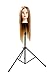 Goodofferplace® Stainless Steel Adjustable Tripod Stand For Hairdressing Training Head Mannequin Head With Carry Bag