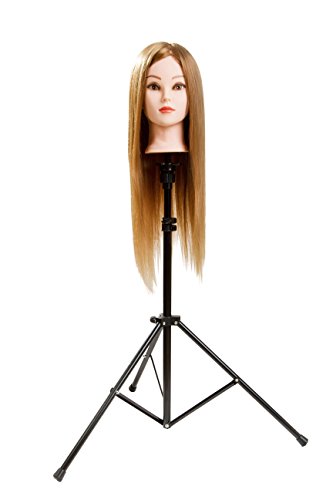 Goodofferplace® Stainless Steel Adjustable Tripod Stand For Hairdressing Training Head Mannequin Head With Carry Bag