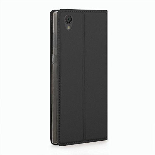 Sony Xperia L1 Hülle, IVSO Hohe Qualität Advanced Shock Absorption Technology Case Folio Tasche Cover für Sony Xperia L1 Smartphone (Schwarz) - 6
