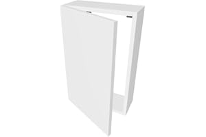 CLIM-BOX Cache Tableau électrique, Coffret électrique, Cache Compteur électrique, Coffret d'habillage Tableau électrique (Grand, Blanc)