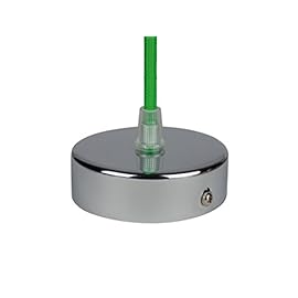 Deckenbaldachin aus Edelstahl mit Chrom finish, 80×25 mm incl