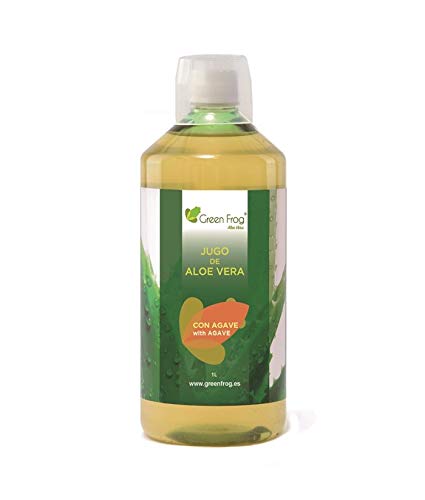 Green Frog Jugo de Aloe Vera Con Sirope de Agave 1L