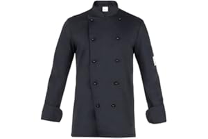 GIBLOR'S - Giacca Adriano Uomo per Chef, Cuoco, in Cotone Elasticizzato, doppio petto, disponibile in diversi colori