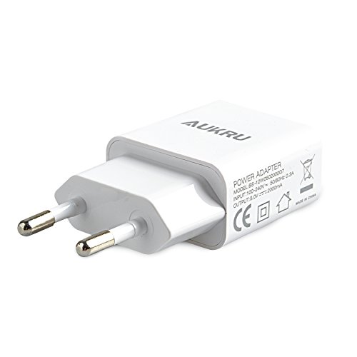 Aukru Chargeur Secteur 5V 2A Adaptateur USB Inclus Cable Micro-USB pour Samsung Galaxy S7 HTC Nexus 6P LG G5 Nokia Huawei P9 ASUS T lephones et Tablettes Blanc Aukru Chargeur Secteur 5V 2A Adaptateur USB Inclus Cable Micro-USB pour Samsung Galaxy S7 HTC Nexus 6P LG G5 Nokia Huawei P9 ASUS T lephones et Tablettes Blanc