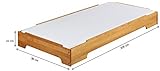 BioKinder 22633 Kai Spar Set Stapelbett aus Massivholz Erle 90 x 200 cm 2 Stück - 3