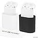 Produktbild Silikon Ladestation/Station für AirPods - 2 Pack (schwarz/weiß) - Praktische Ladeplatzierung - Einfach das Originale AirPods Gehäuse zum schnellen Aufladen andocken - Original Ladekabel passt