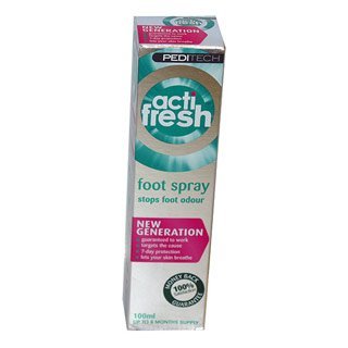 PediTech Acti Fresh Foot Odour Spray 100ml [Personal Care]