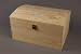 Produktbild XXL Aufbewahrungstruhe Holzbox unbehandelt und naturbelassen Geschenk- Andenkenbox Erinnderungstruhe Decoupage Handarbeit