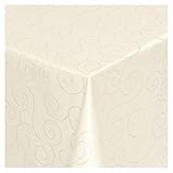 tischdecke oval 120 x 220 Pflegeleicht - Maschinenwäsche bis 60 Grad