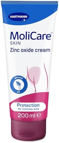 Crema MoliCare Skin con ossido di zinco: protezione della pelle, zone irritate, pelle sensibile, 200 ml