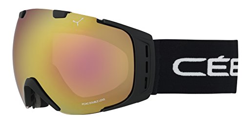 Cébé – Gafas de esquí Gafas Origins Black Block/Light Rose/Flash Oro, L, cbg84
