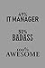 Produktbild 49% IT Manager 51% Badass 100% Awesome: Notebook, Journal or Planner | Size 6 x 9 | 110 Lined Pages | Office Equipment | Great Gift idea for Christmas or Birthday for an IT Manager