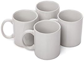 "Day To Day" Mug Set, White, 4-Piece-By Techtex