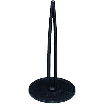 Premier Housewares Iron Kitchen Paper Towel Holder - Black Nickel Finish, Modern Design With Tear Bar