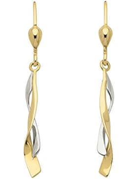 Gold 8 k ( 333 ) Ohrringe - Ohrhänger - H. 23,1 mm