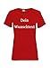 Produktbild FLOCKex Marken Damen T-Shirt mit Wunschtext - Rot S - Sprüche indivduell auf Das Damenshirt Drucken Lassen | Personalisierter Textildruck