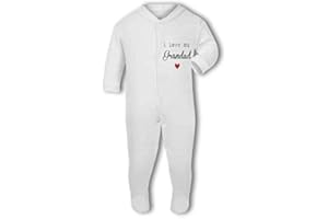 BWW Print Ltd I Love My Grandad - Baby Grow, 3-6 Months