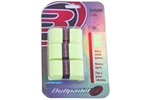 Bull Padel Grip BULLPADEL GB1705 971 Protection de Raquette Mixte, Jaune Fluo, Taille Unique