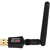 [2018 Upgraded Version]ANEWISH Wifi Dongle AC DualBand 5GHz433Mbps Wireless USB Wifi Adapter for PC / Desktop / Laptop / Tablet, Supports Windows 10/8/7/Vista/XP/2000, MacOs X 10.4-10.11.4 and 10.12.1