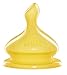 NUK First Choice 710007 Latex Bottle Teat Size 1 / L for Thick Liquids