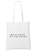 Produktbild Life is Short Buy Shoes Bag White