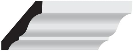 Nucasa M416-S Crown Molding Sample, Unfinished Maple, .5625-Inch by 2.25-Inch by 6-Inch
