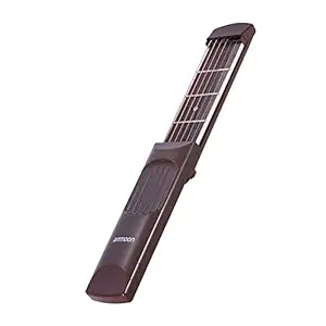 WorldCare Portable Pocket Acoustic Guitar Practice Tool Gadget Chord Trainer 6 String 4 Fret Model Rosewood Fretboard Wood Grain for Beginner Learner-CS-A-2682