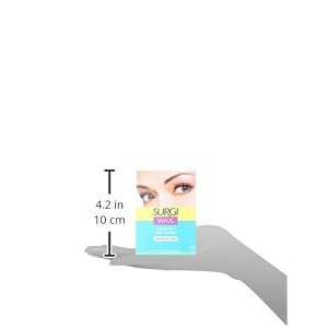 Surgi Wax Eyebrow Wax Strips - Eyebrow Hair Removal for Women - (28 Strips) - with Surgi Soothe Cream - Image 5