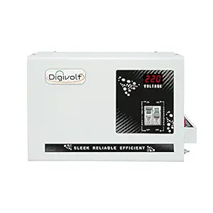 Digivolt 5KVA 90V - 300V 4000W Heavy Duty Mainline Voltage Stabilizer for Home, Load 20 Amps (White)