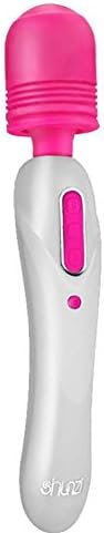 USB Charging Dual Seismic AV Stick 10-Frequency Dual Head Dual Motor Shock Waterproof Mute Massager Adult white