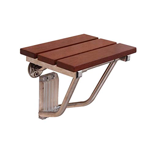 Preisvergleich Produktbild Massivholzplatten-Klappstuhl-Wand-Stu... Mann-Duschhocker-Wand-Bank