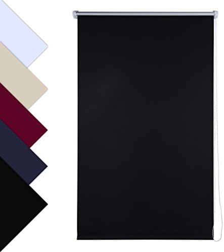 SHINY HOME® Curtain Solid Window Roller Shade Blind Roof Opaque Thermal Insulation Harmless and Non-toxic