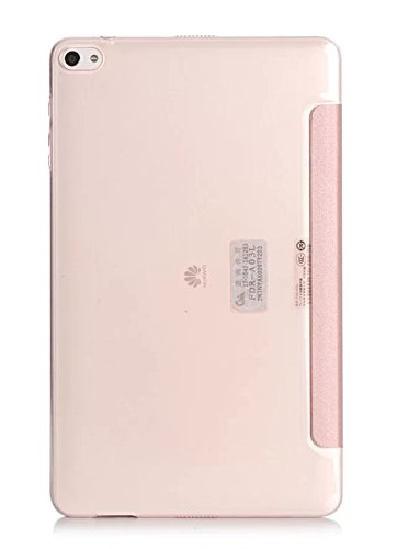 DBIT HuaWei MediaPad T2 10.0 Pro Hülle – Ultra Schlank und Leicht Tri-Fold PU Leder Schutzhülle Ständer Cover mit Standfunktion für Huawei MediaPad T2 10.0 Pro MediaPad M2 10.0,Rose Gold - 6