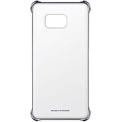 Samsung Clear Cover - Funda oficial para Samsung Galaxy S6 Edge +, color negro azulado